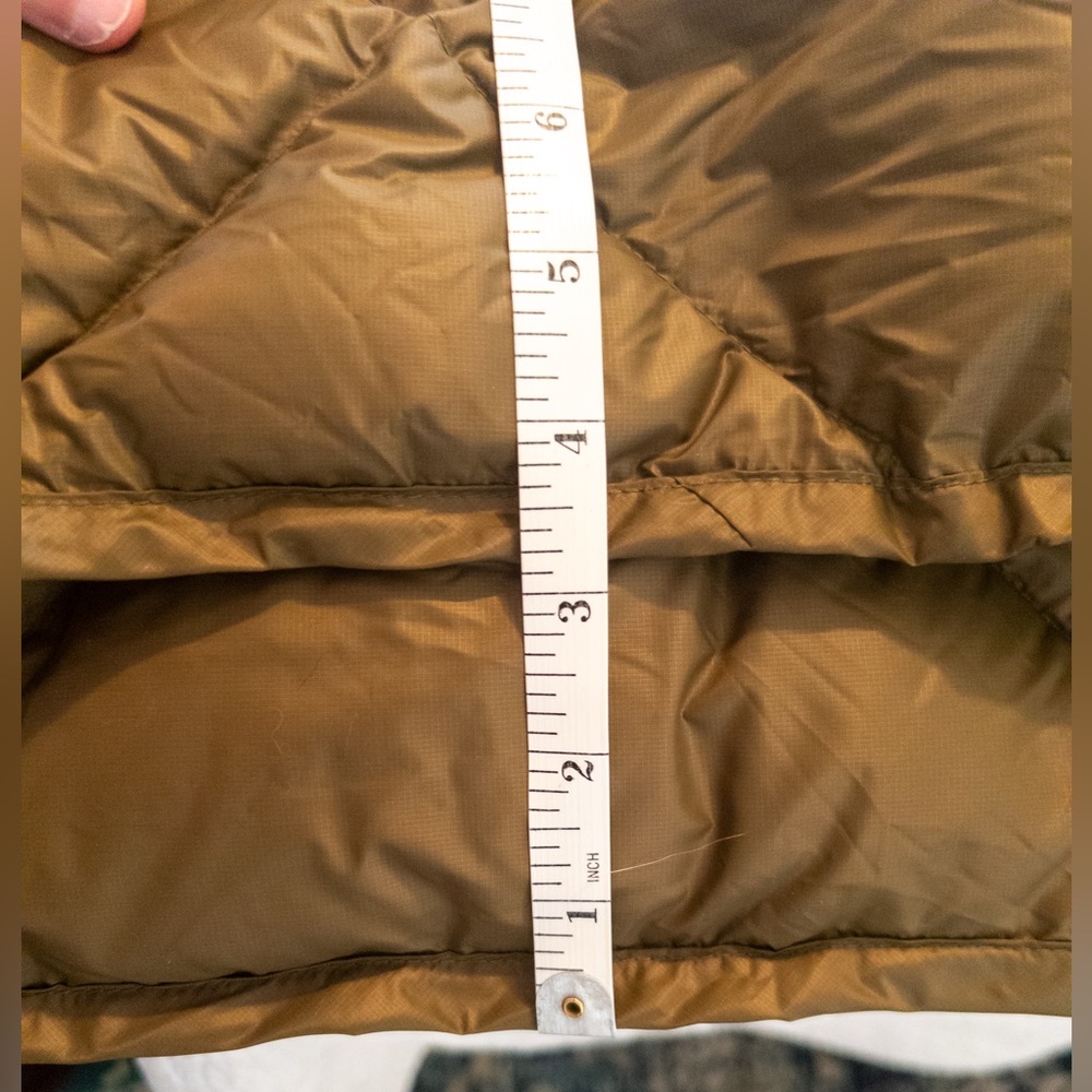 NWOT Therm-A-Rest Honcho Poncho Down Hooded Jacket Olive Green One Size - Picture 11 of 12